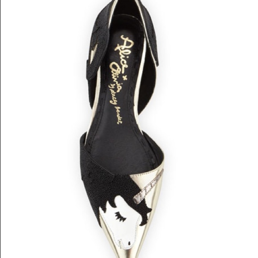 Alice + Olivia Lilith d’Orsay Unicorn Flat